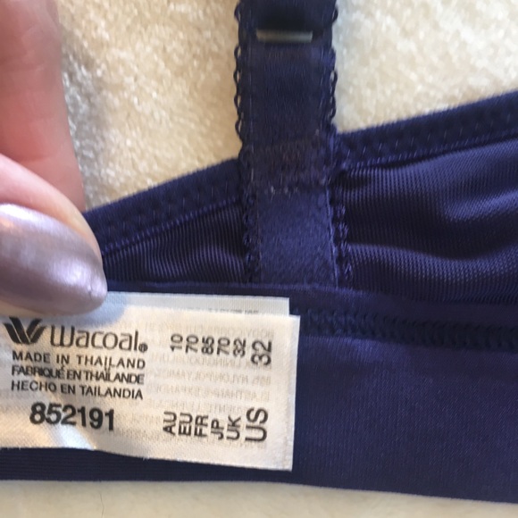 NWOT Purple Lace Bra size 32 - Picture 4 of 4